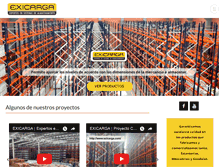 Tablet Screenshot of exicarga.com